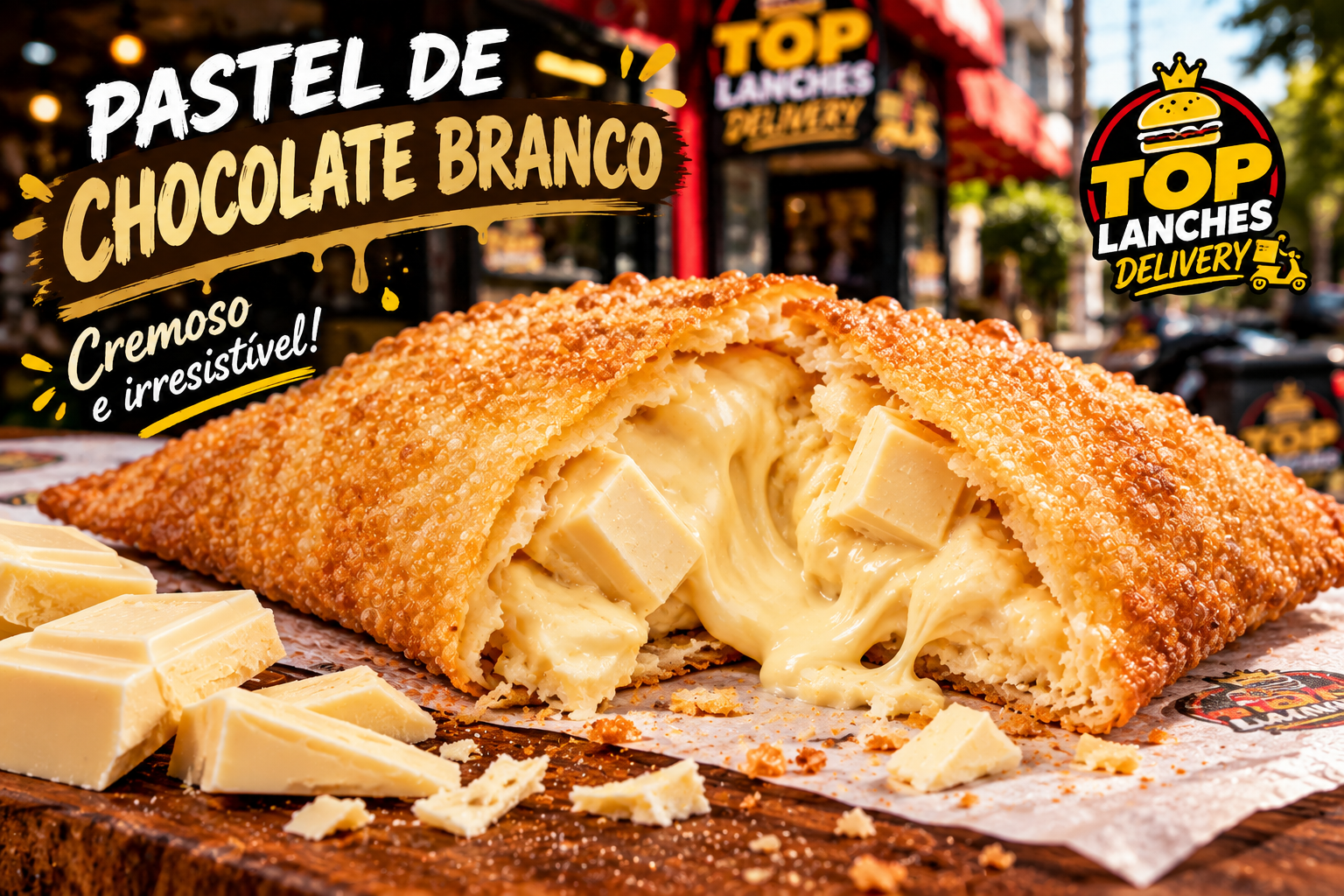 Pastel de Chocolate Branco