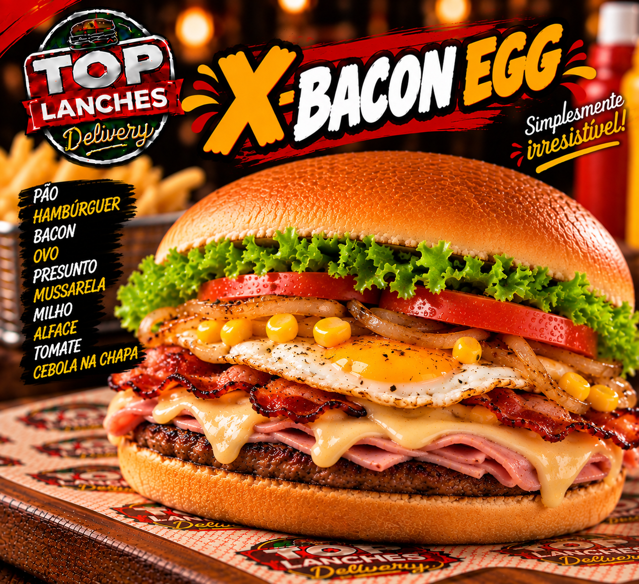 X- Bacon Egg