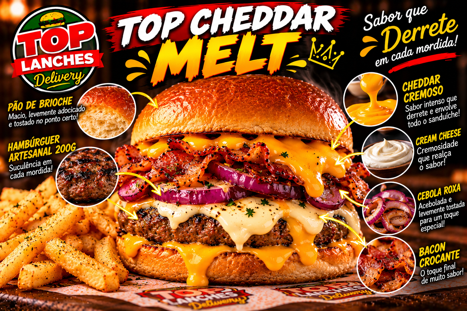 Top Cheddar Melt