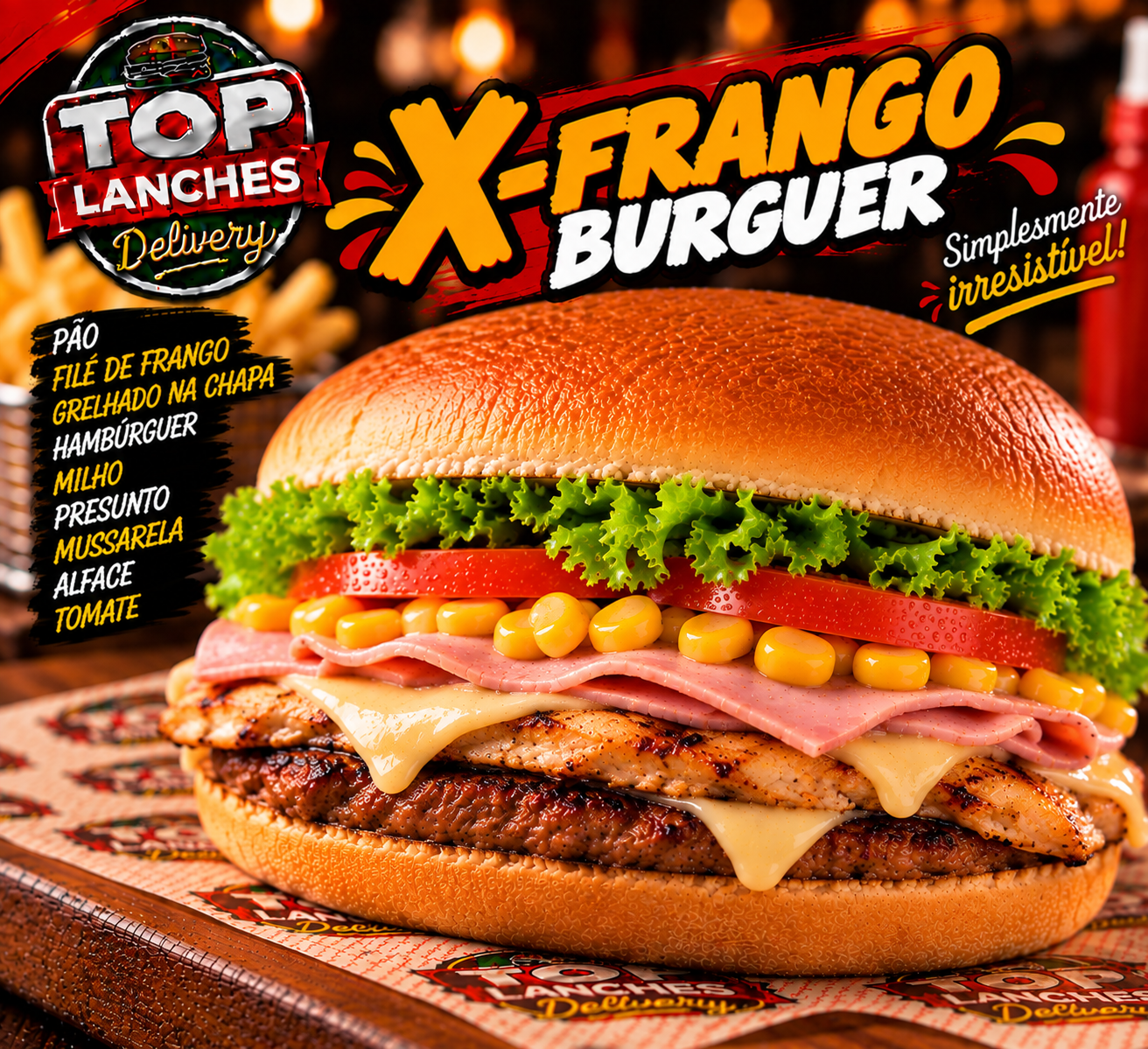 X-Frango Burguer