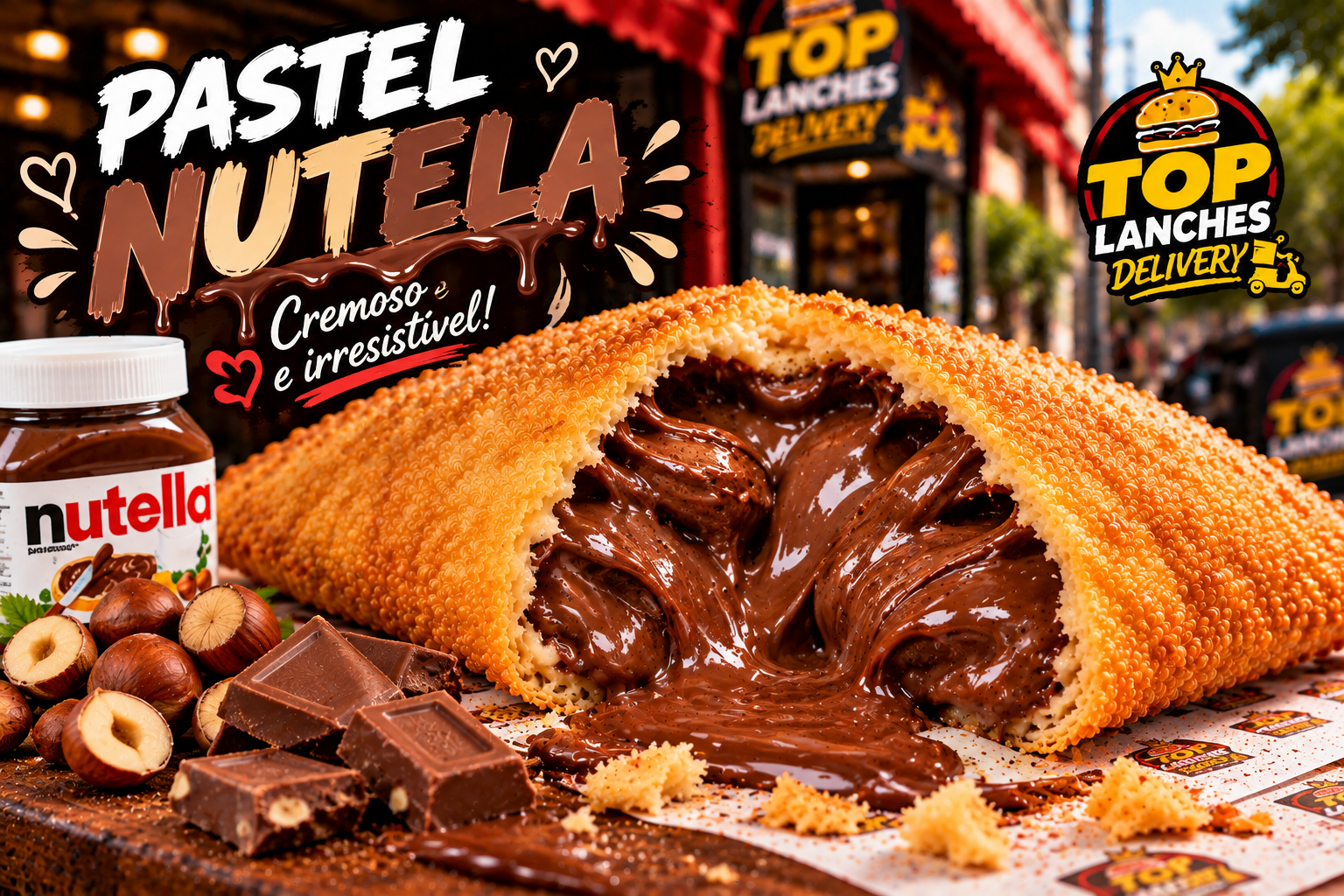 Pastel de Nutella