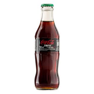 Coca cola 290 ml zero vidro