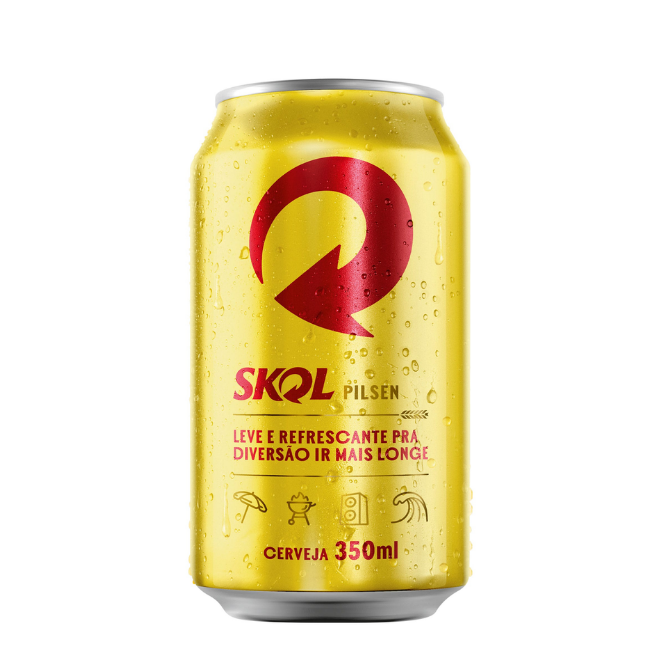 Cerveja Skol Lata 350ml