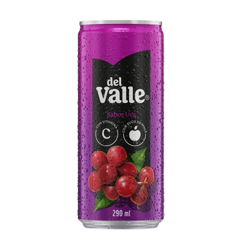 Suco Del Valle Frut Uva Lata 290ml