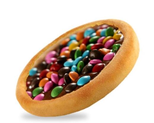 esfiha M&M's