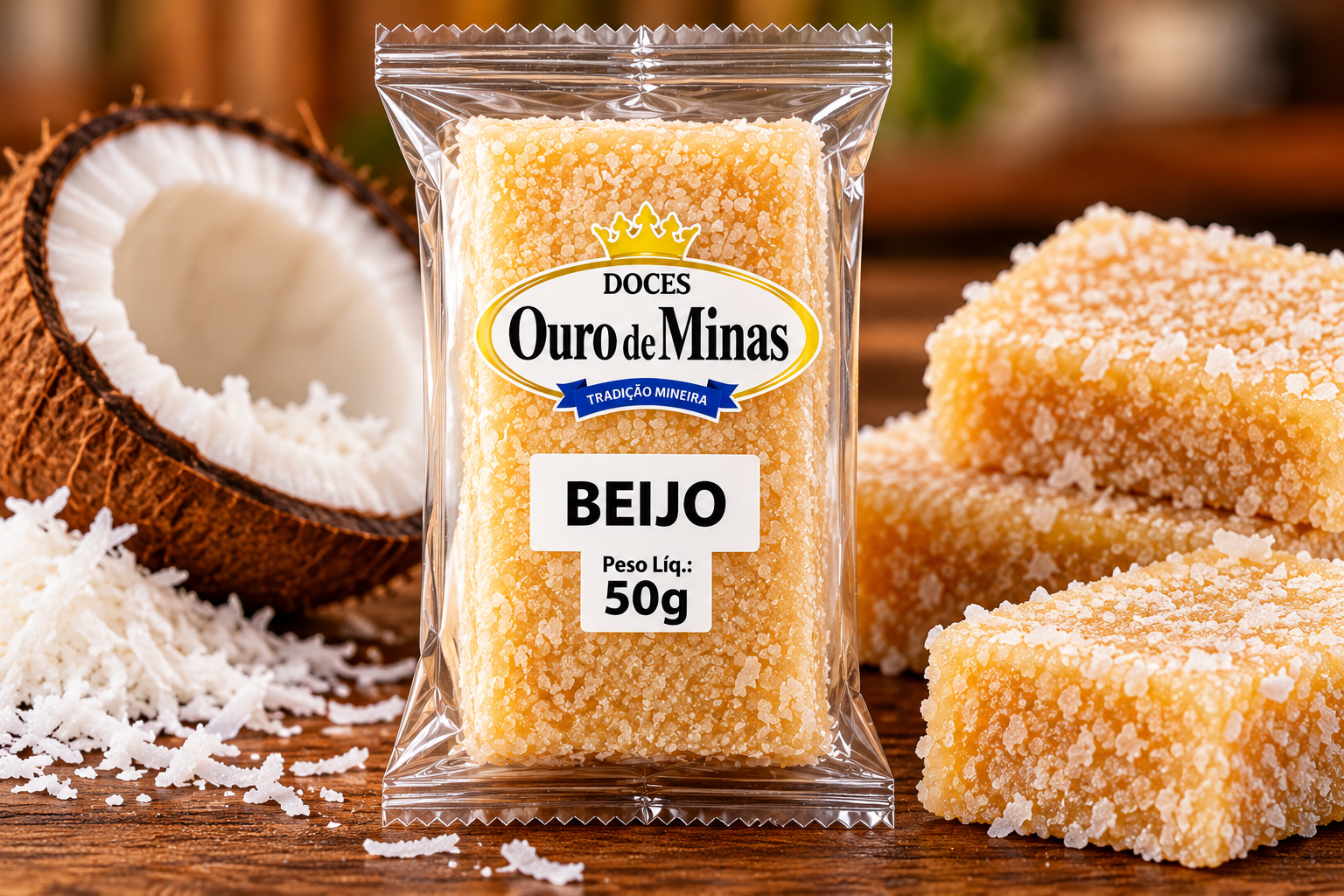 Doce Beijo Ouro de Minas - 50g