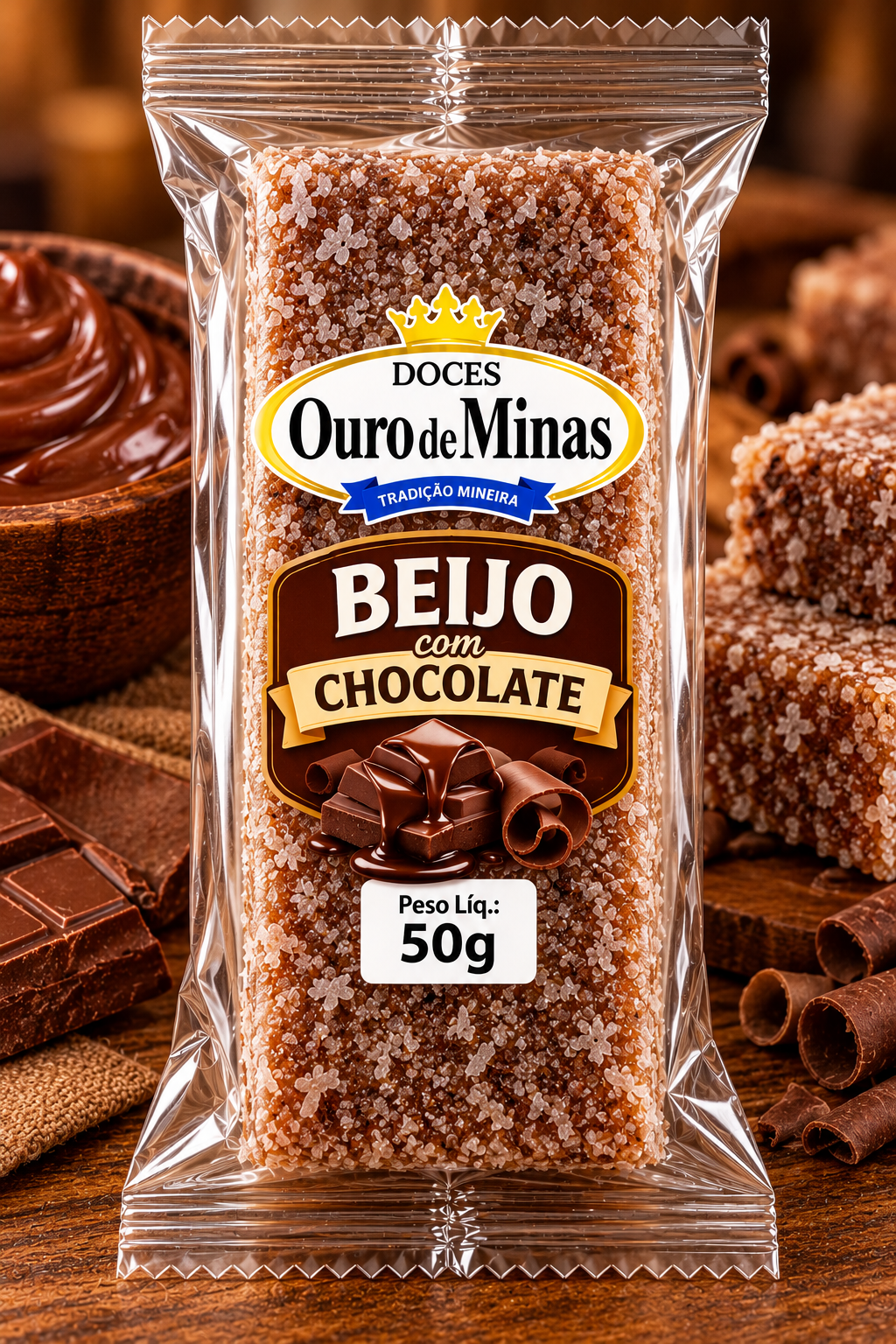 Beijo com Chocolate Ouro de Minas