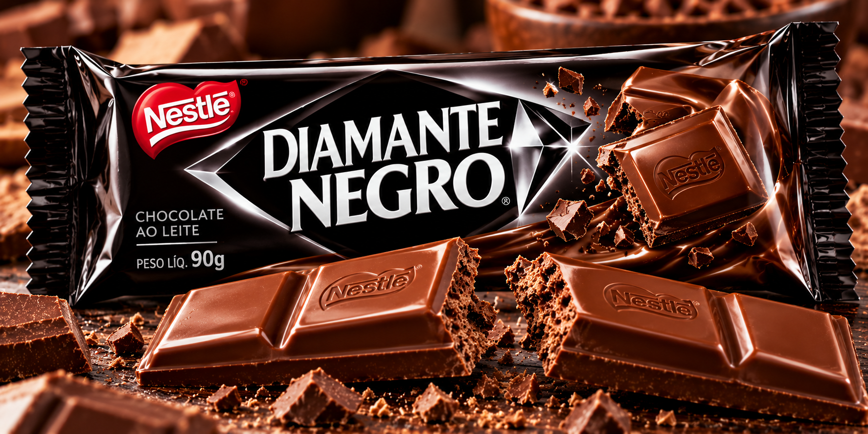 Chocolate ao Leite Diamante Negro