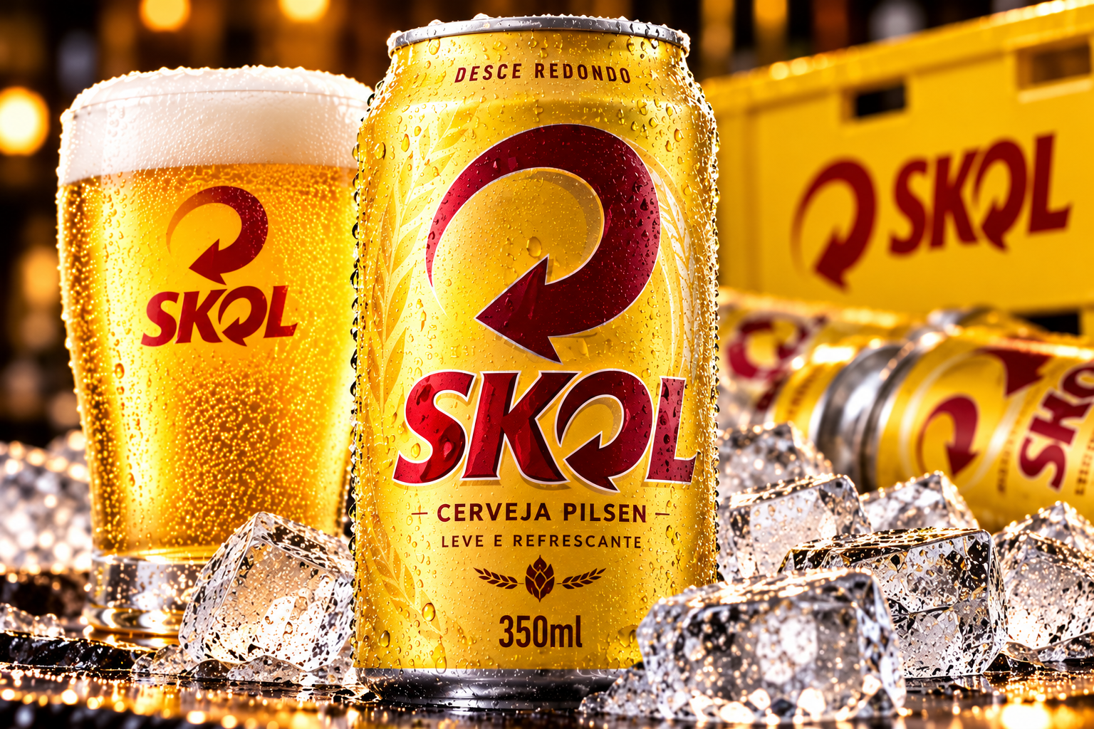 Cerveja Skol Lata 350ml