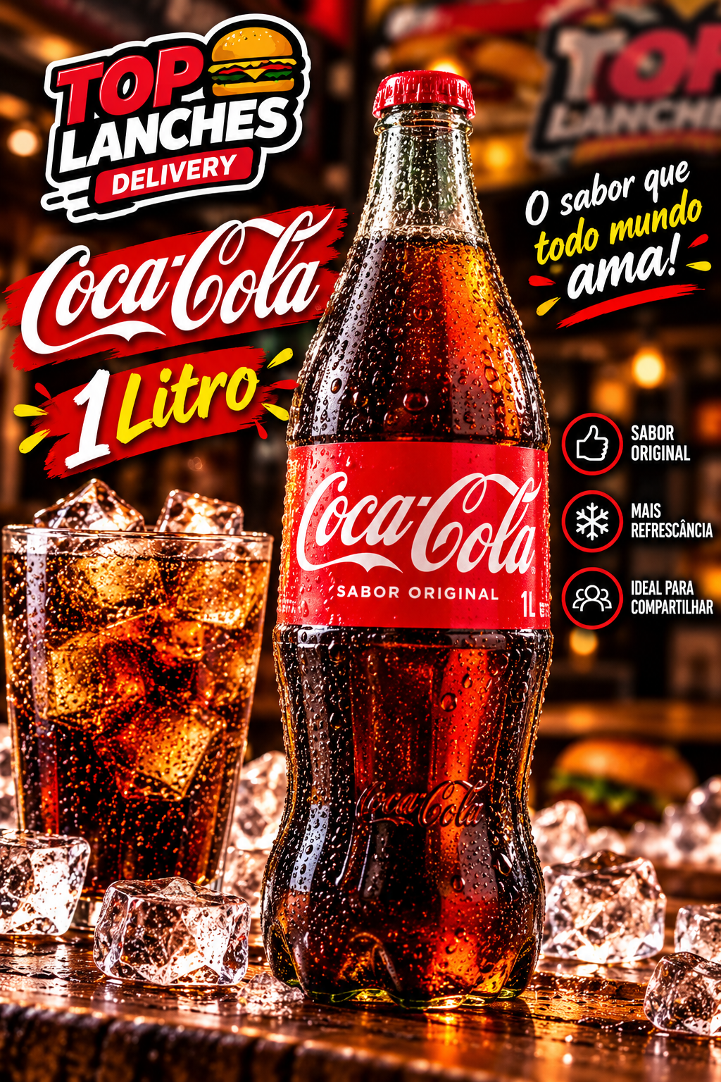 Coca Cola Vidro 1L