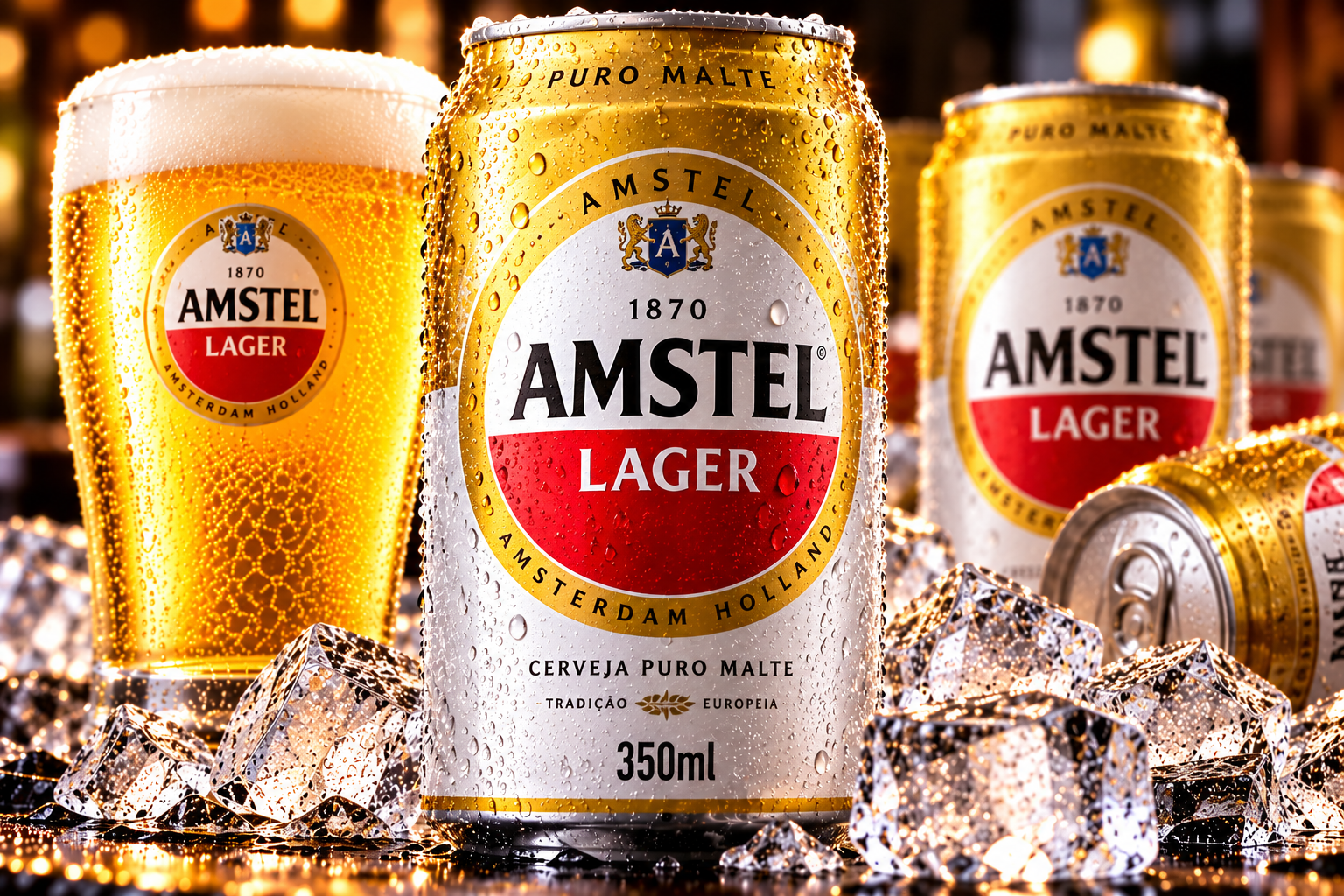 Cerveja Amstel Lata 350ml