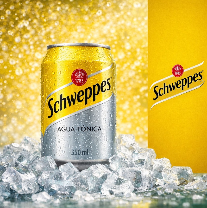Água Tônica Schweppes Lata 350ml