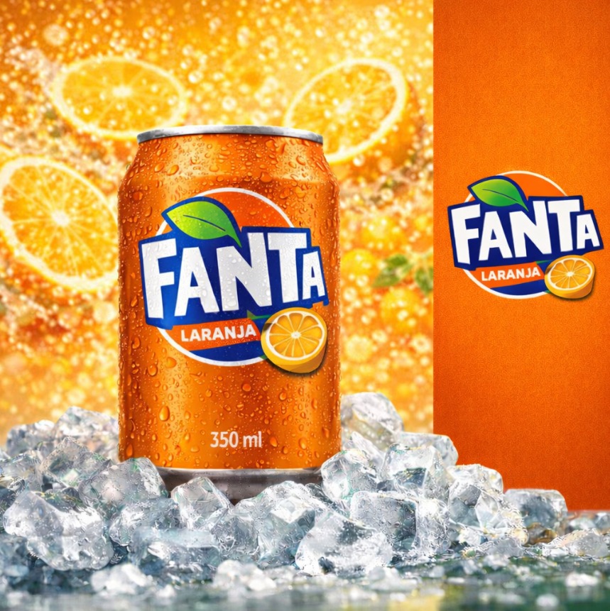 Fanta Laranja Lata 350ml