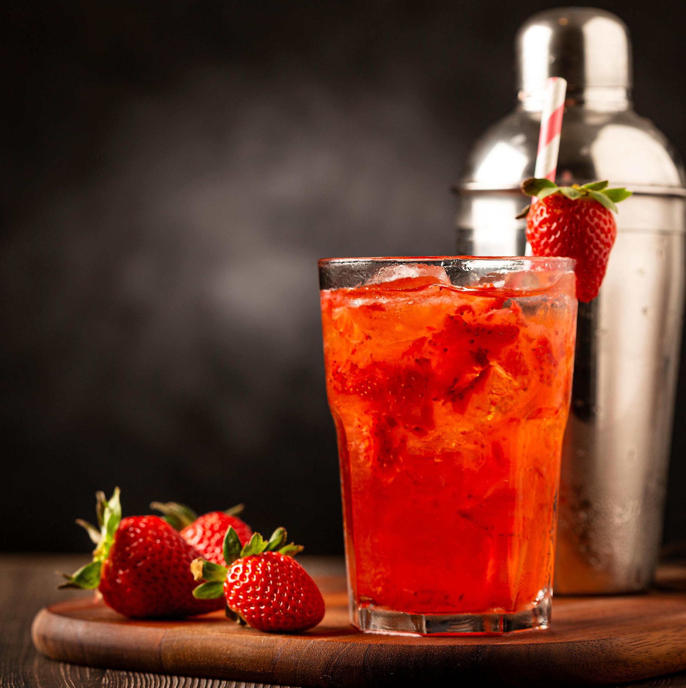 Caipirinha de morango