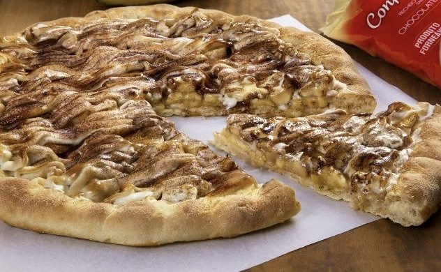 Mini pizza banana nevada
