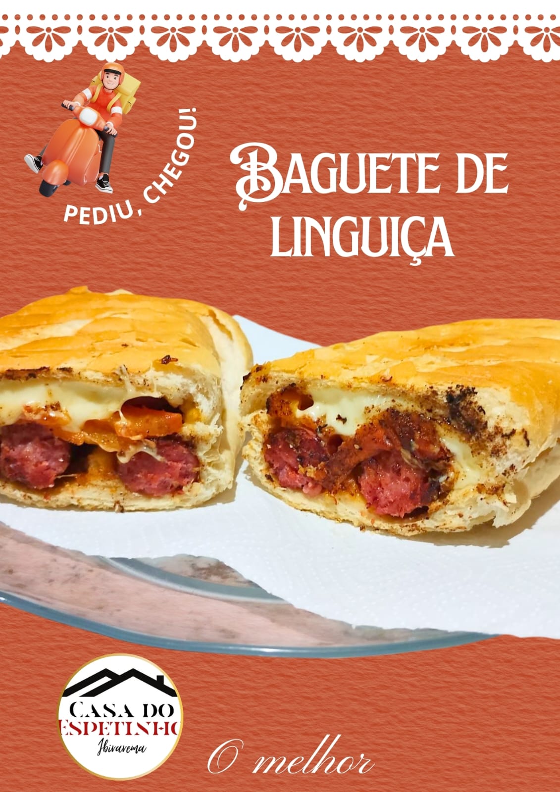 Baguete de linguiça