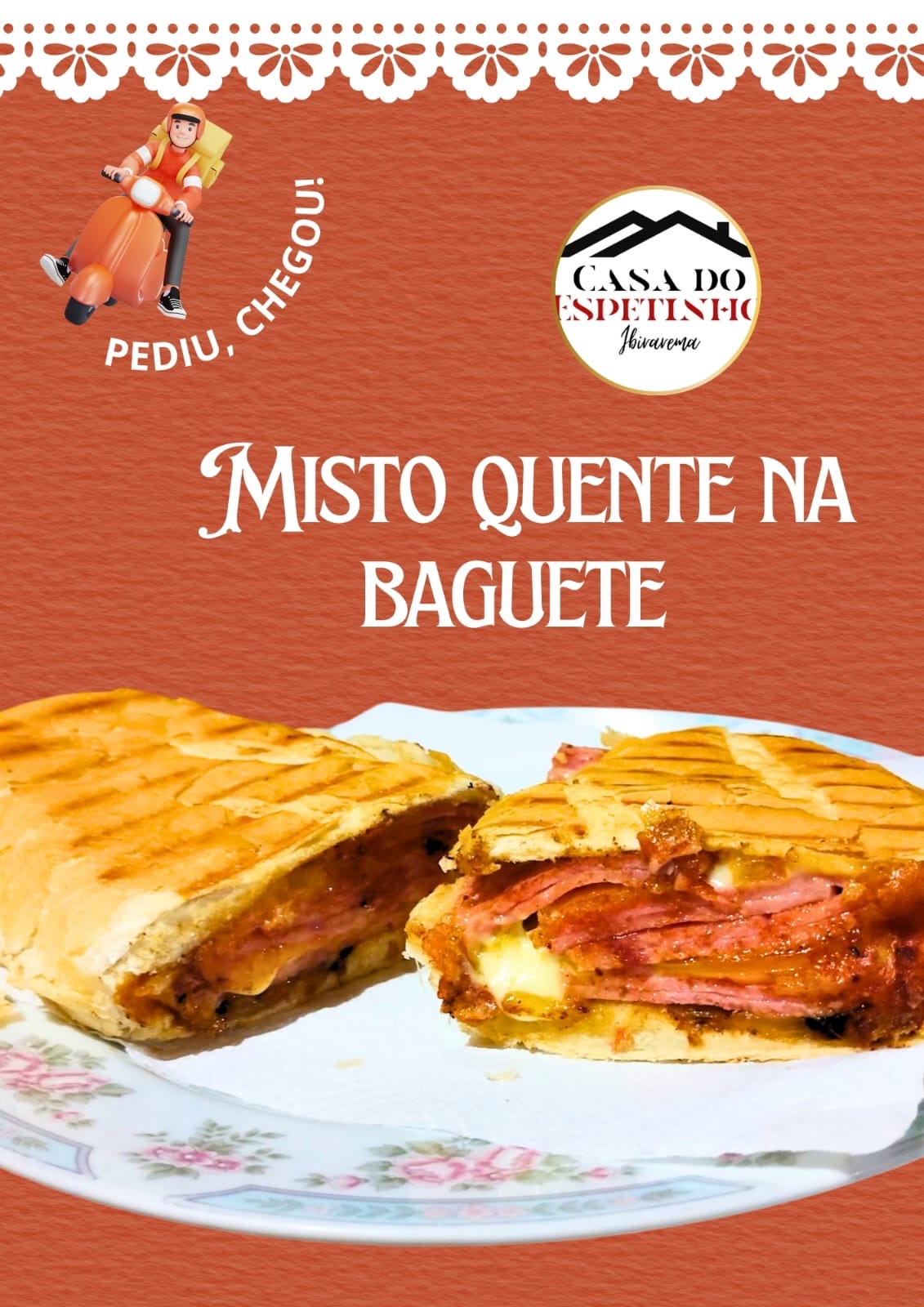 Misto quente na baguete