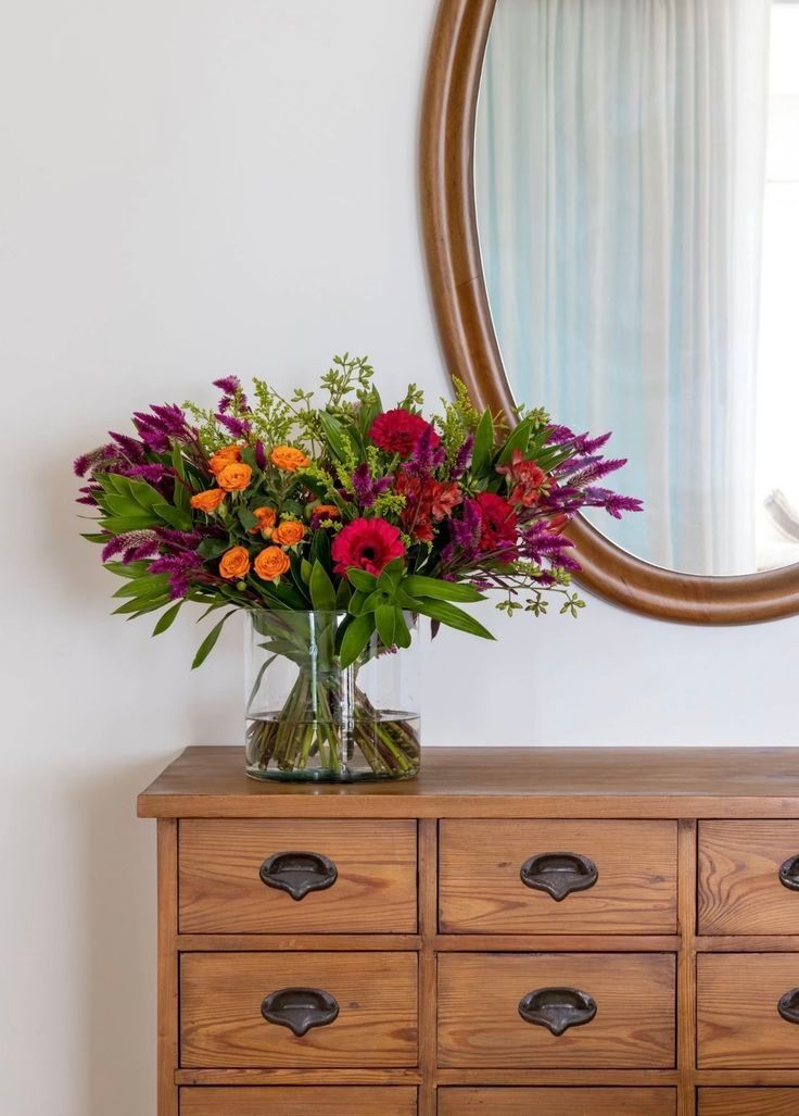 Exemplo de uso sem exagero de flores na decoração da primavera