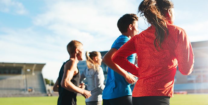 Corridas de revezamento: trabalho psicológico em equipe