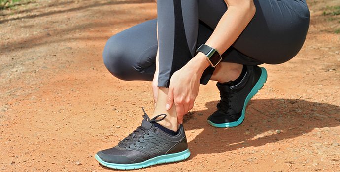 Tornozelo: um dos pontos fracos do corredor