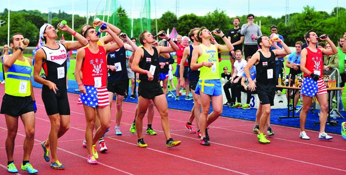 Corredor quebra recorde mundial na Beer Mile