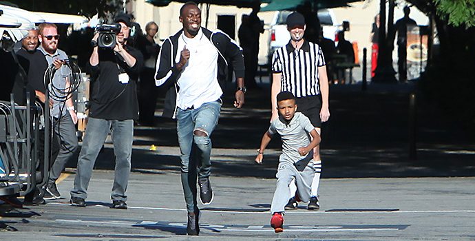 Garoto de 8 anos já derrotou Bolt. Veja o vídeo