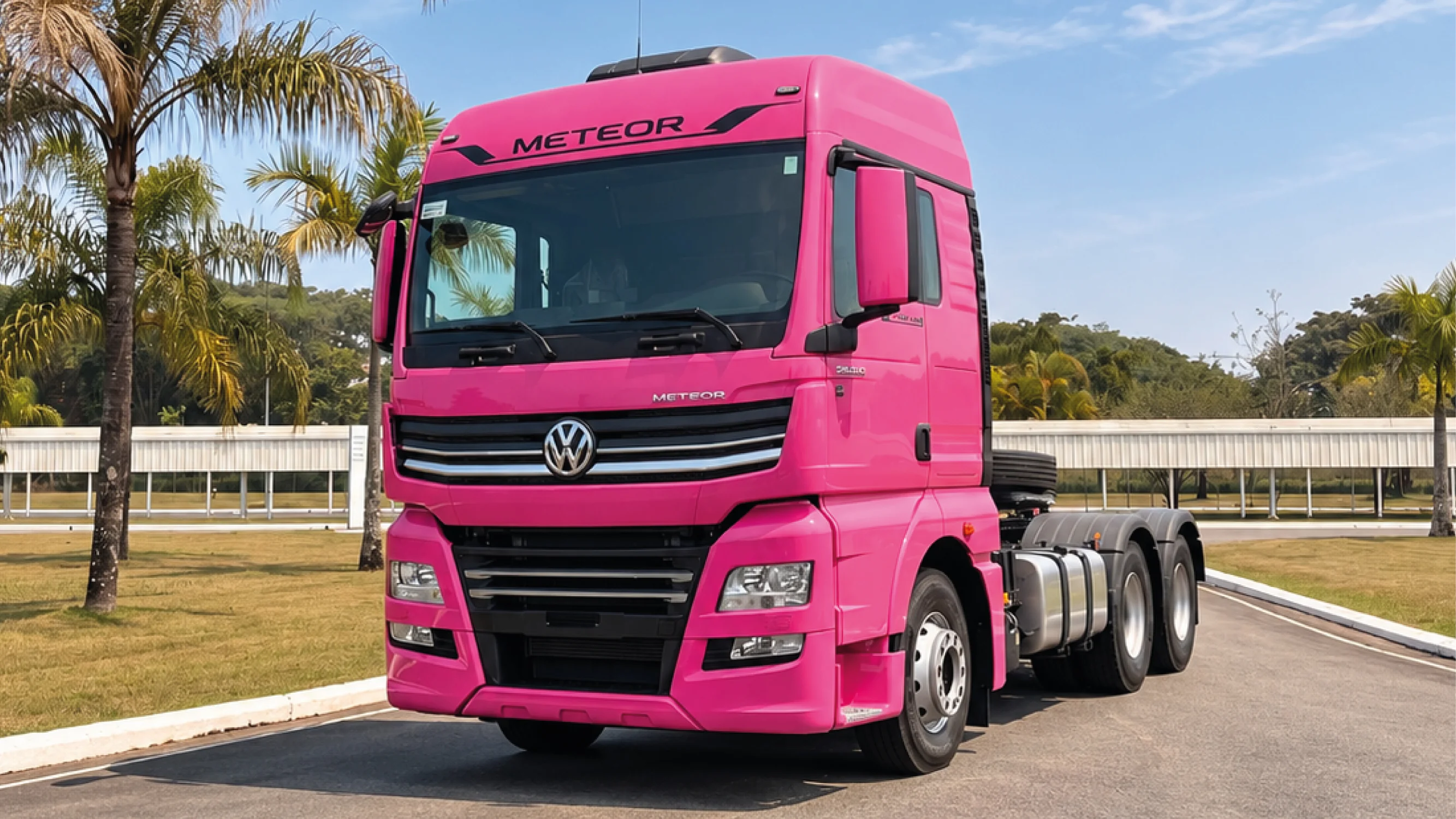 Outubro Rosa inspira criação de nova cor na Volkswagen Caminhões e Ônibus