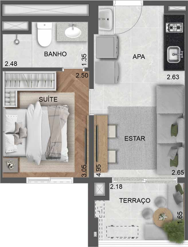 Planta 01 - 1 dorm 32m².png