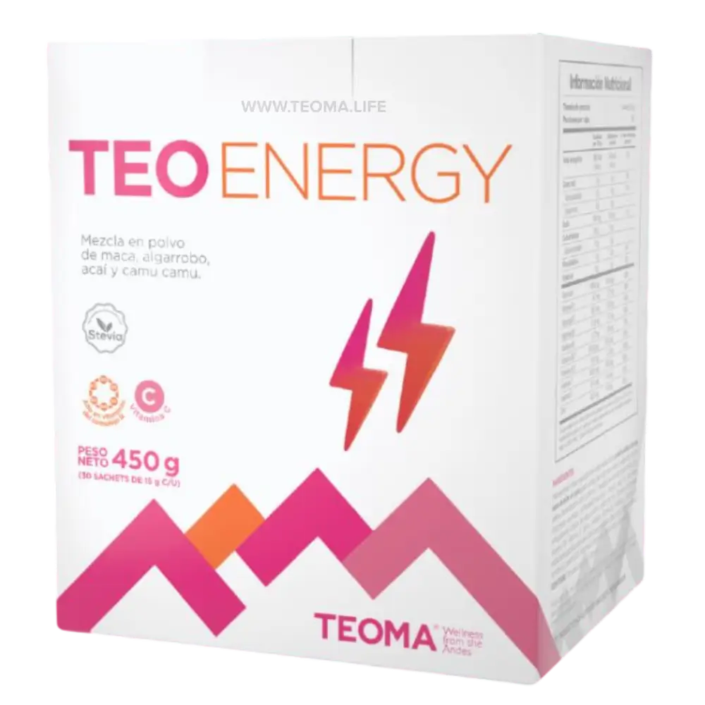 Caja de 30 sobres de Teo Energy