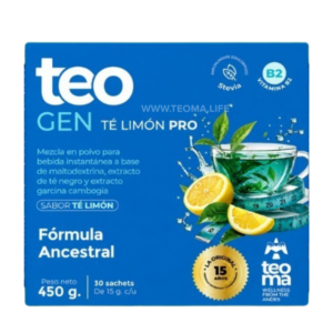 TEOGEN Té Limón Pro Caja de 30 sobres