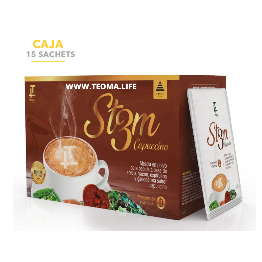 STEM CAPUCCINO Caja de 15 sobres - Imagen 2