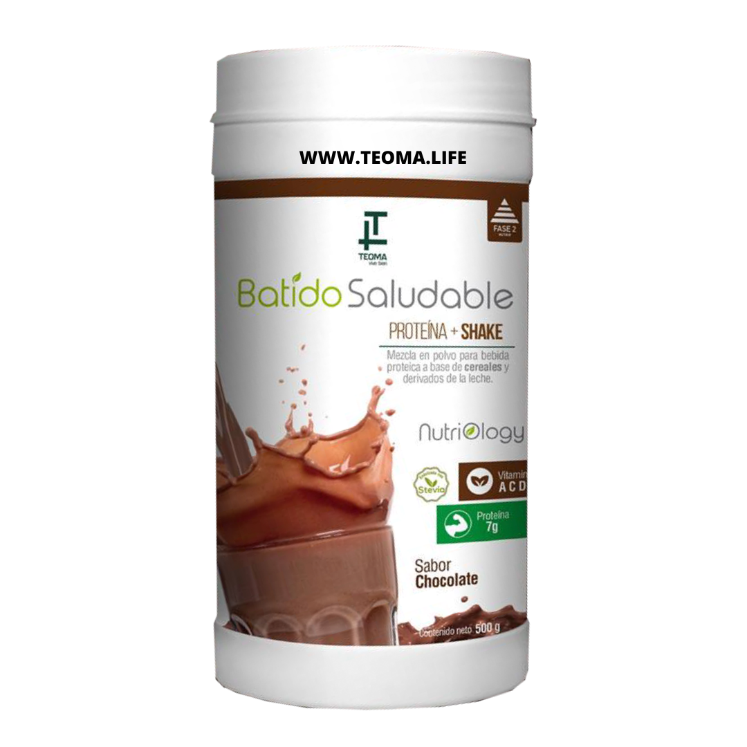 BATIDO SALUDABLE Chocolate Frasco de 500 gramos - Imagen 2