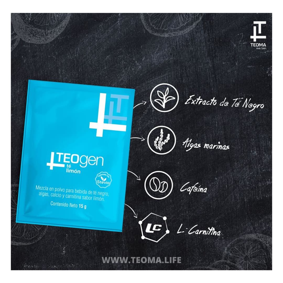TEOGEN Té Limón Pro Caja de 30 sobres - Imagen 6
