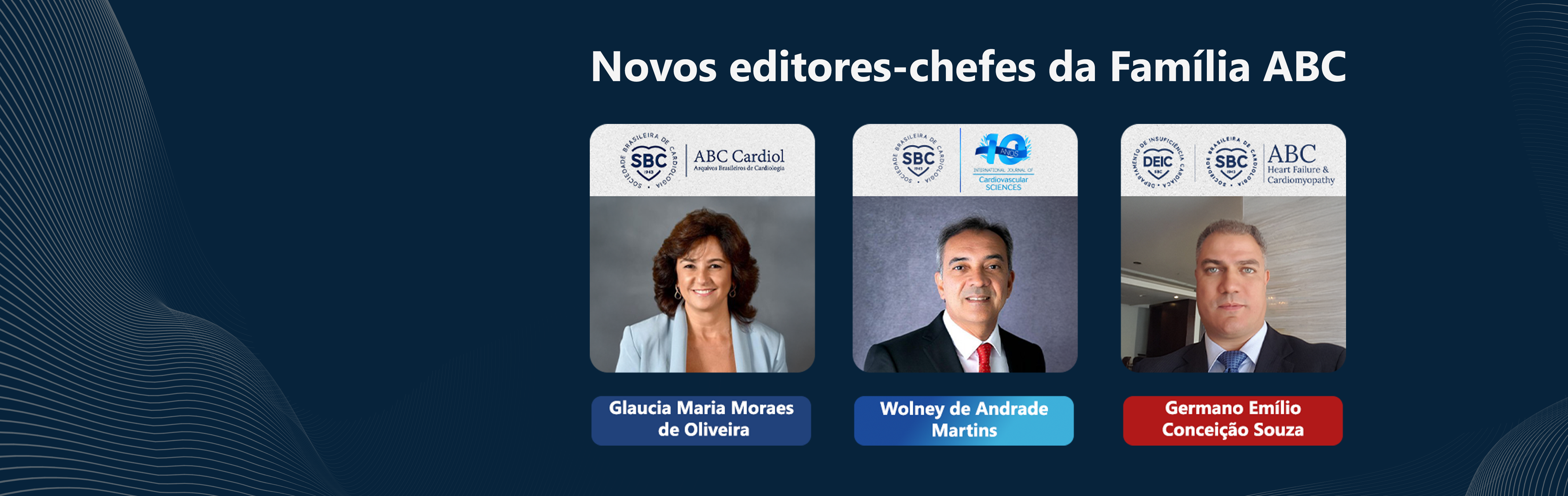 Novos editores-chefes assumem os periódicos da família ABC