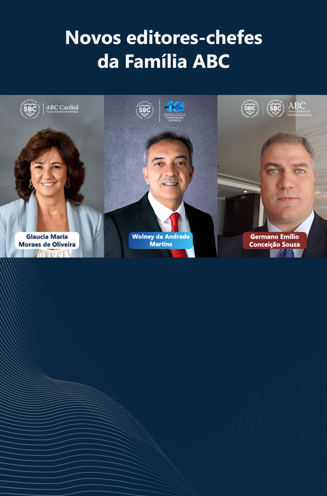 Novos editores-chefes assumem os periódicos da família ABC