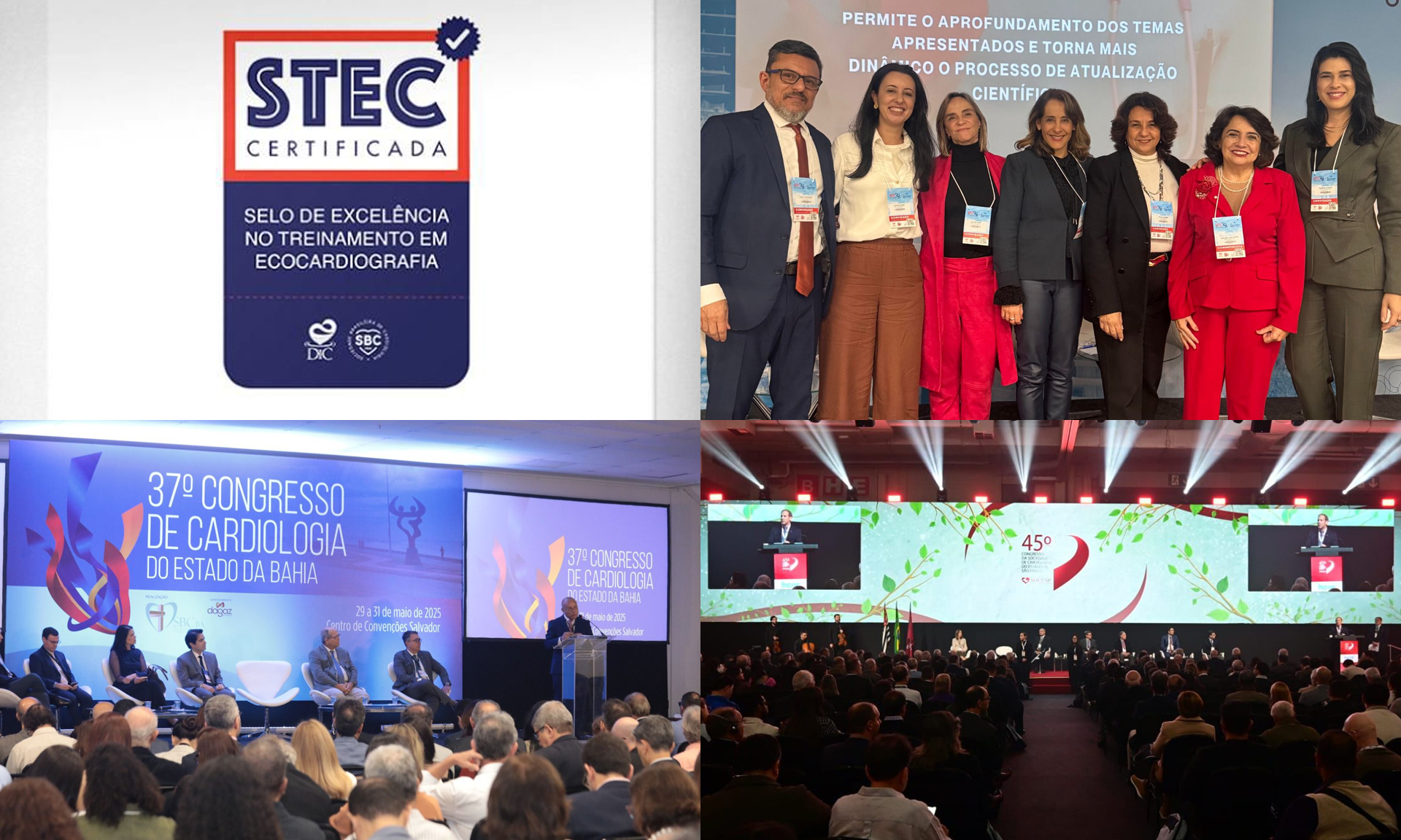 Destaques dos Últimos Eventos dos Departamentos e Estaduais da SBC 