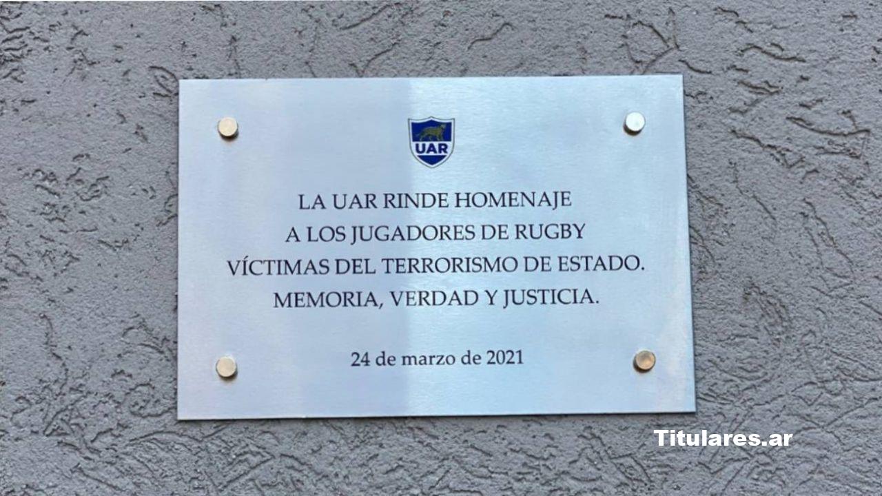 La UAR rindió homenaje a los jugadores de rugby desaparecidos por primera vez

 /Titulares de Deportes