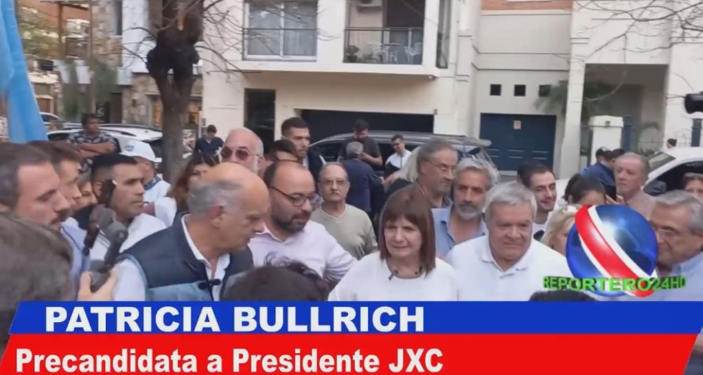 Patricia Bullrich descendió sobre Ramos Mejía junto a Grindetti y Lalo Creus