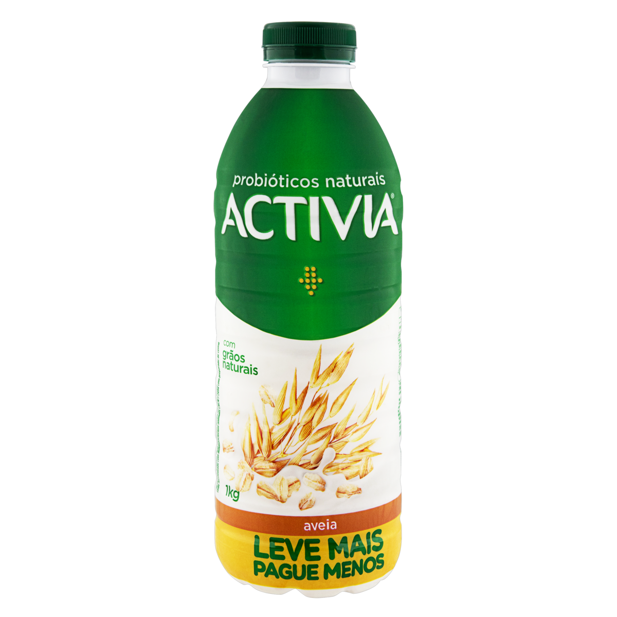 LEITE FERMENTADO PARCIALMENTE DESNATADO AVEIA ACTIVIA GARRAFA 800G
