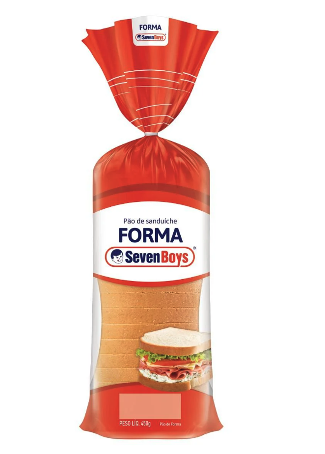 PÃO DE FORMA SEVEN BOYS PACOTE 450G