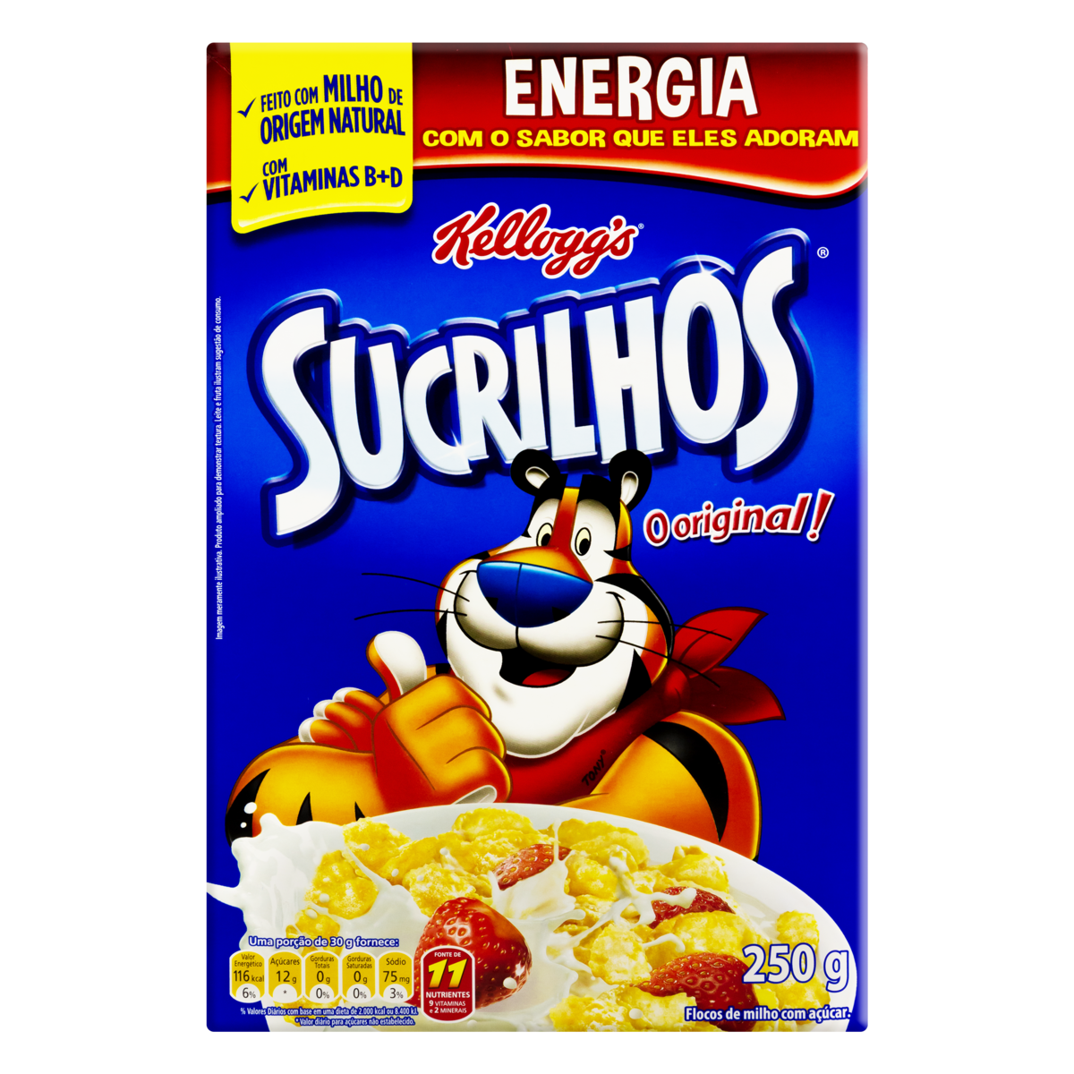 CEREAL MATINAL ORIGINAL KELLOGGS SUCRILHOS CAIXA 240G