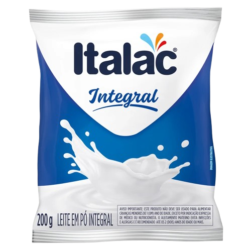LEITE EM PÓ INTEGRAL 200G ITALAC
