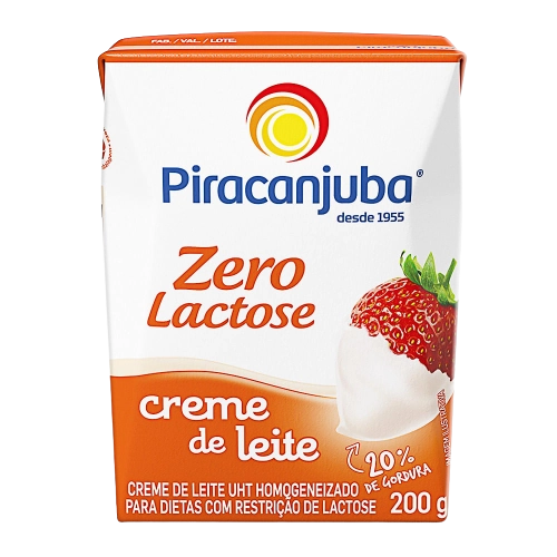 Creme de Leite Zero Lactose Piracanjuba 200g (DEMO)