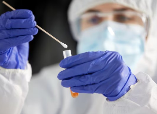 Proceso de criopreservación de células madre en laboratorio acreditado en Chile.