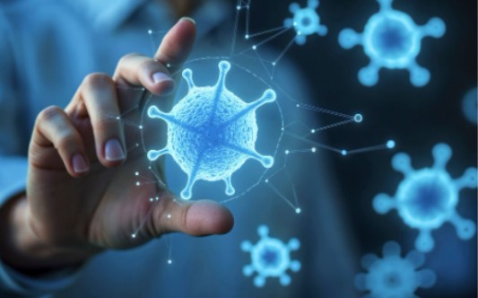 Ilustración del uso terapéutico de células madre en enfermedades hematológicas e inmunológicas.