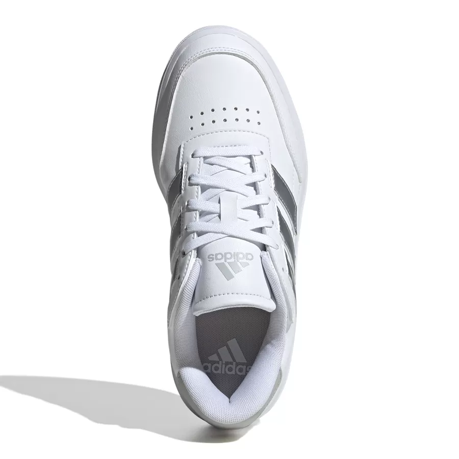 Imagen 3 de 7 de Zapatillas adidas Courtblock-BLANCO/PLATA