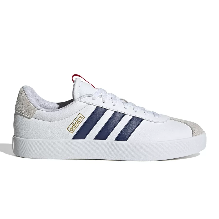 Adidas blancas y azules online