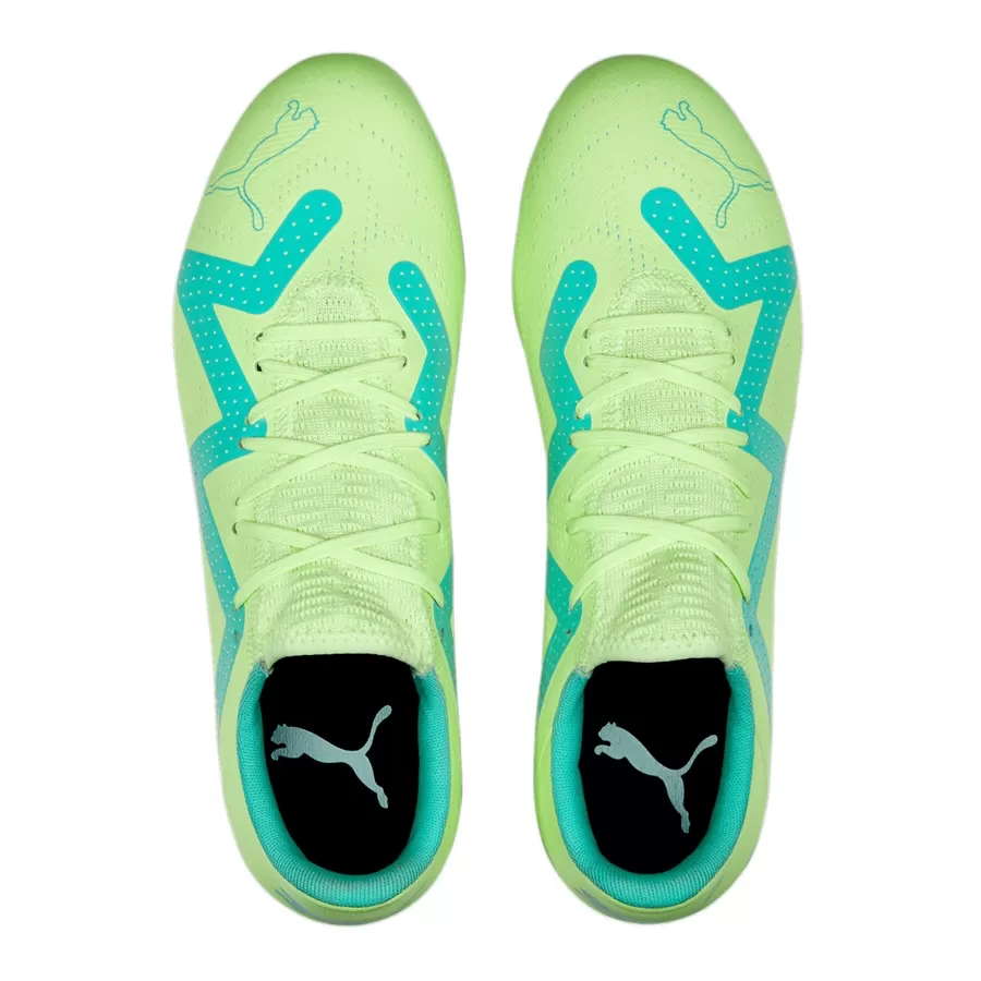 Imagen 3 de 5 de Botines Puma Future Play Fg/Ag-LILA/VERDE AGUA