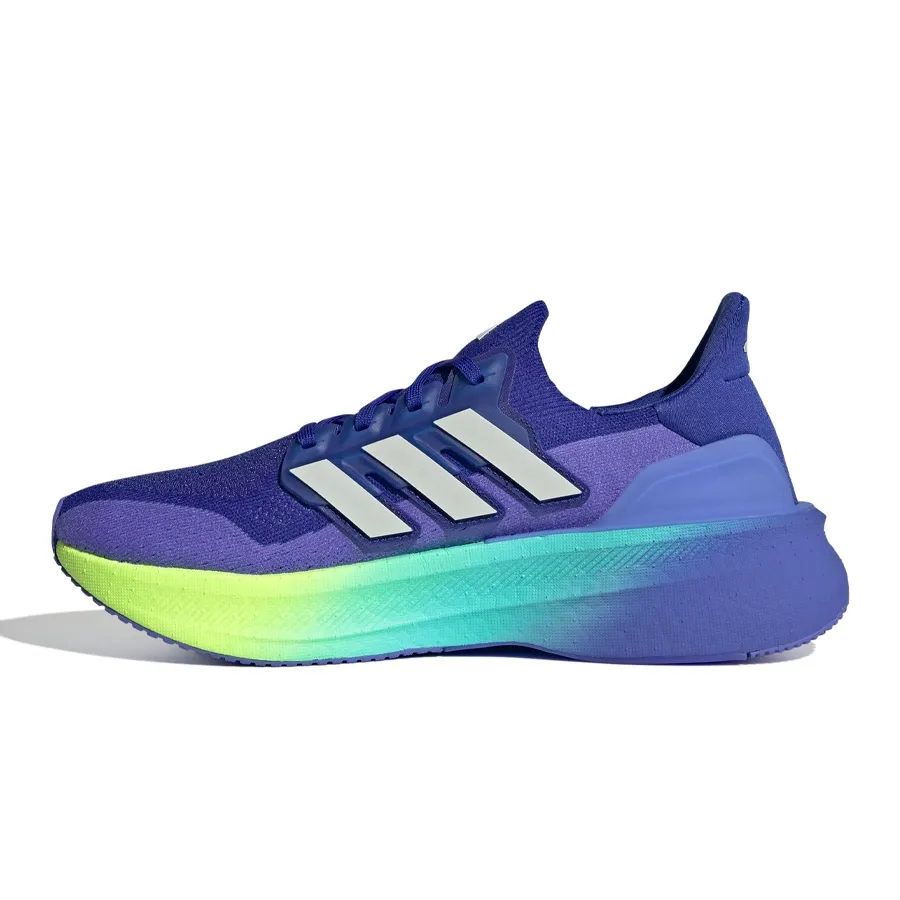 Imagen 3 de 8 de Zapatillas adidas Ultraboost 5-AZUL/VERDE AGUA/AMARILLO