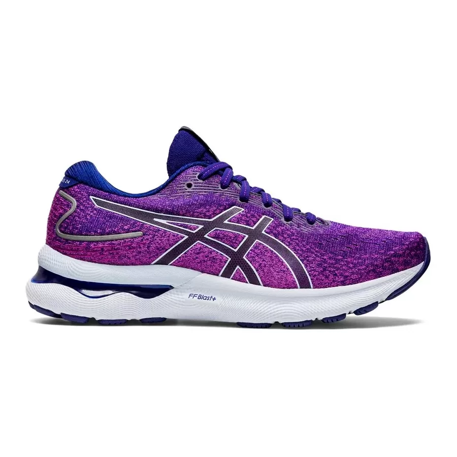 Imagen 0 de 5 de Zapatillas Asics Gel Nimbus 24 Standard-VIOLETA/NEGRO